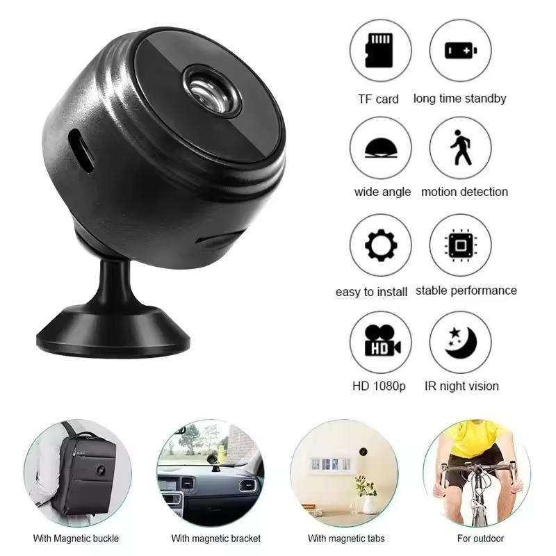 Home Security News - กล้องวงจรปิดไร้สาย A9 Mini WiFi HD 1080P