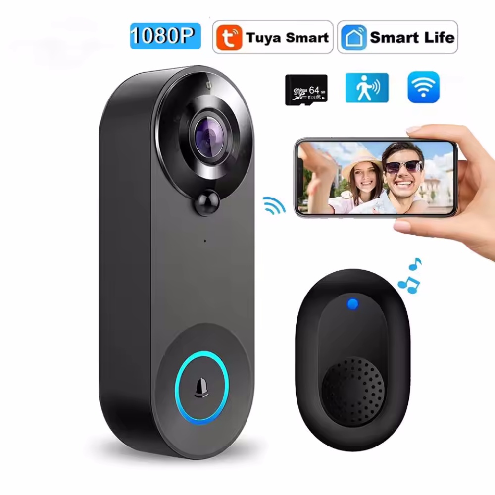 Home Security News - Tuya 1080P Wireless WIFI Doorbell วิดีโอ