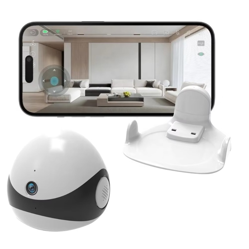 Home Security News - กล้องหุ่นยนต์สัตว์เลี้ยงไร้สาย 2K HD สำหรับพกพา พร้อม AI