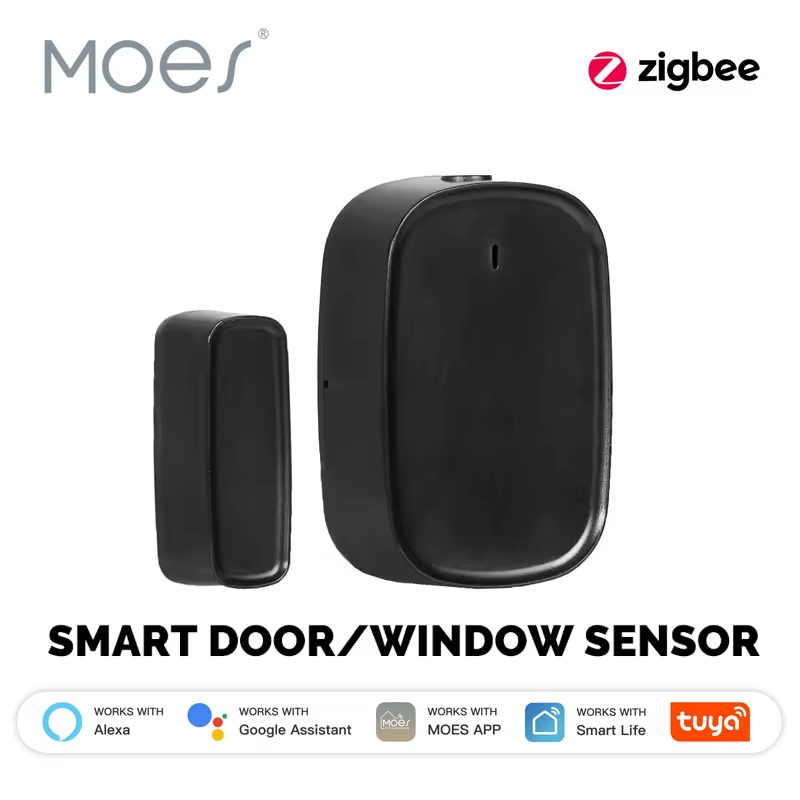 Home Security System Installation - โมเอส ทูยา ซิกบีเซ็นเซอร์ประตูหน้าต่างอัจฉริยะ เครื่องตรวจจับ ระบบเตือนภัยความปลอดภัยภายในบ้านอัจฉริยะ แอพสมาร์ทไลฟ์