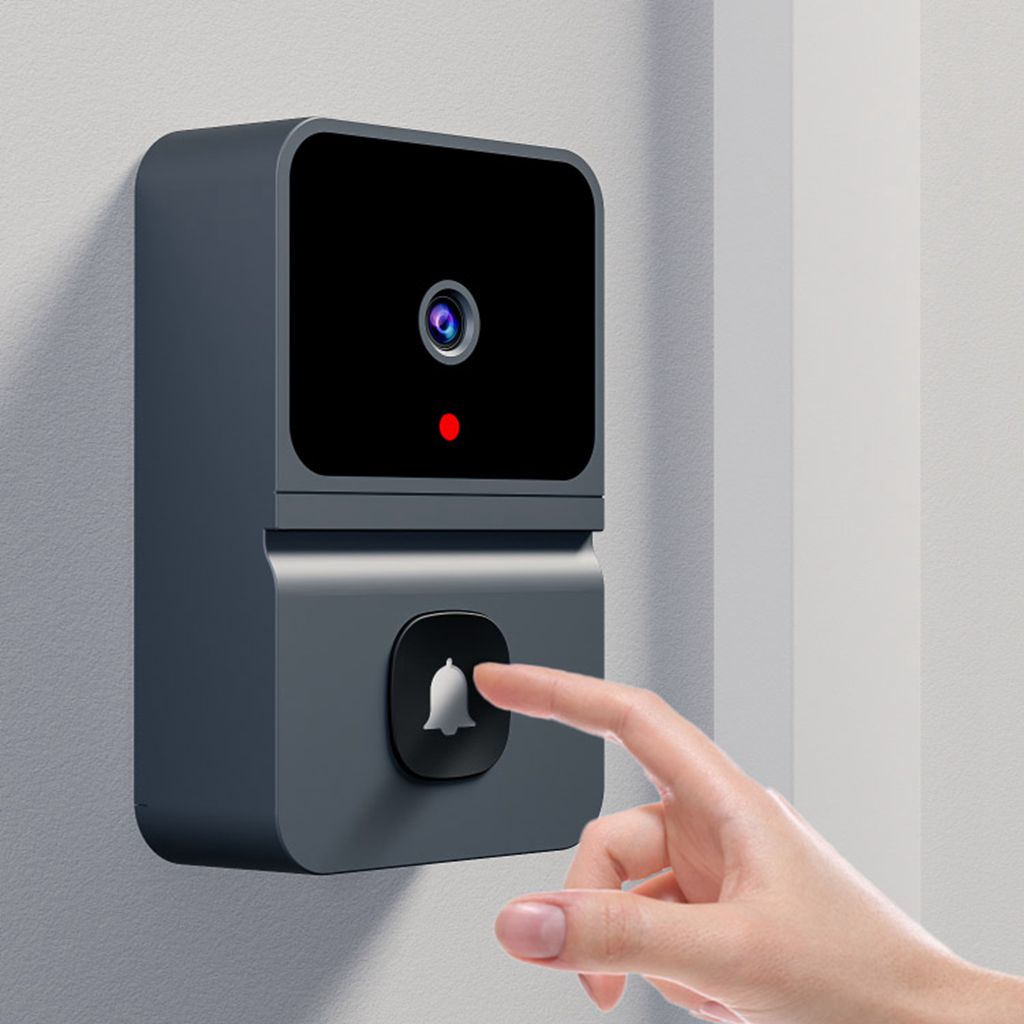 Home Security Doorbell Camera - กริ่งประตูไร้สาย WiFi กลางแจ้งกล้อง HD รักษาความปลอดภัยกริ่งประตูการมองเห็นได้ในเวลากลางคืนวิดีโออินเตอร์คอมเสียงเปลี่ยนสำหรับจอภาพบ้านประตูโทรศัพท์