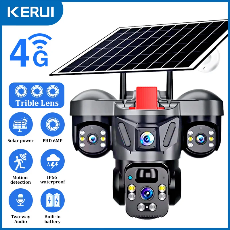 Home Security Services - KERUI V380 Pro PTZ กลางแจ้ง 6MP