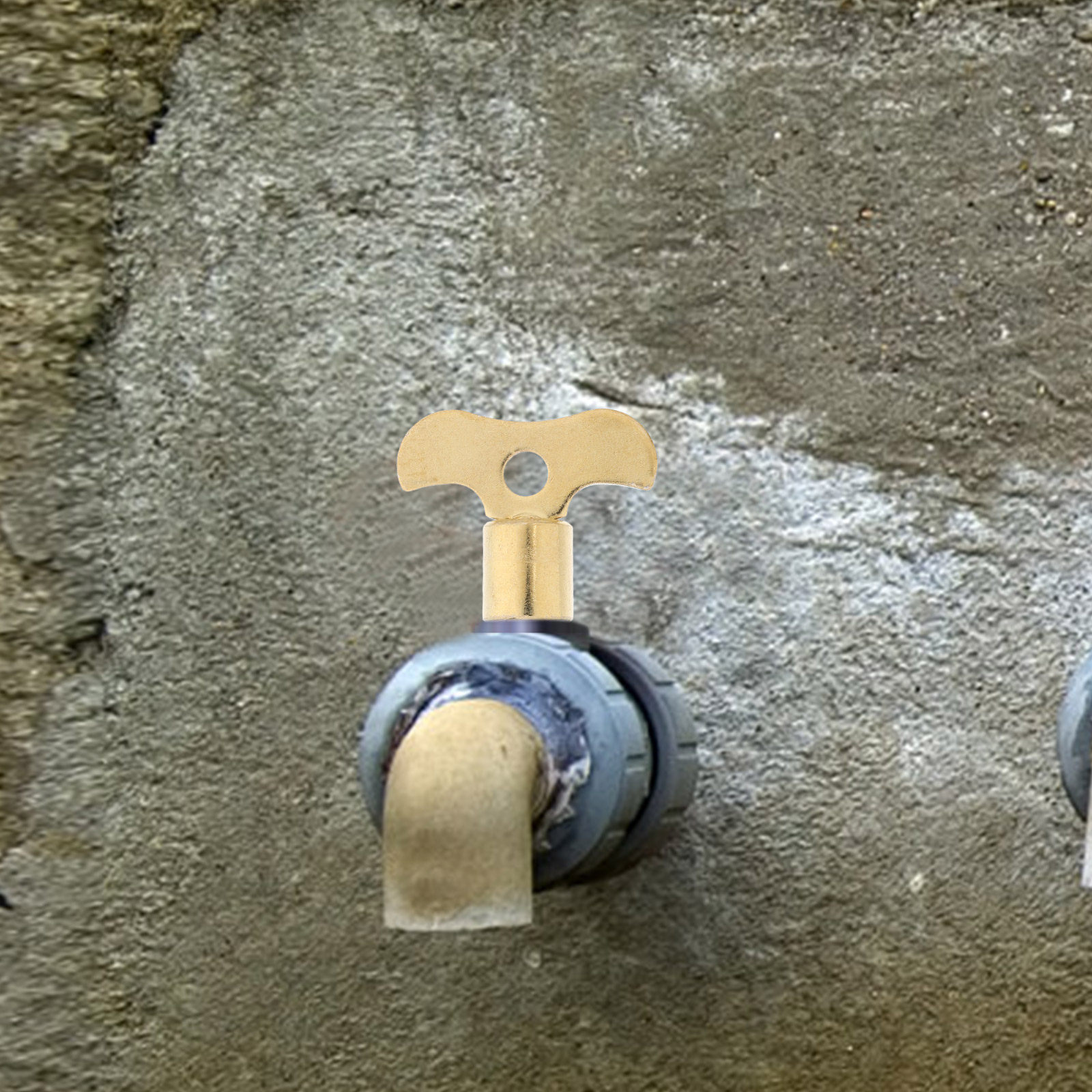Home Security Key - กุญแจล็อควาล์ว 6 จุด สำหรับก๊อกน้ำกลางแจ้ง ป้องกันการงัดแงะ ใช้ในสวนและบ้าน