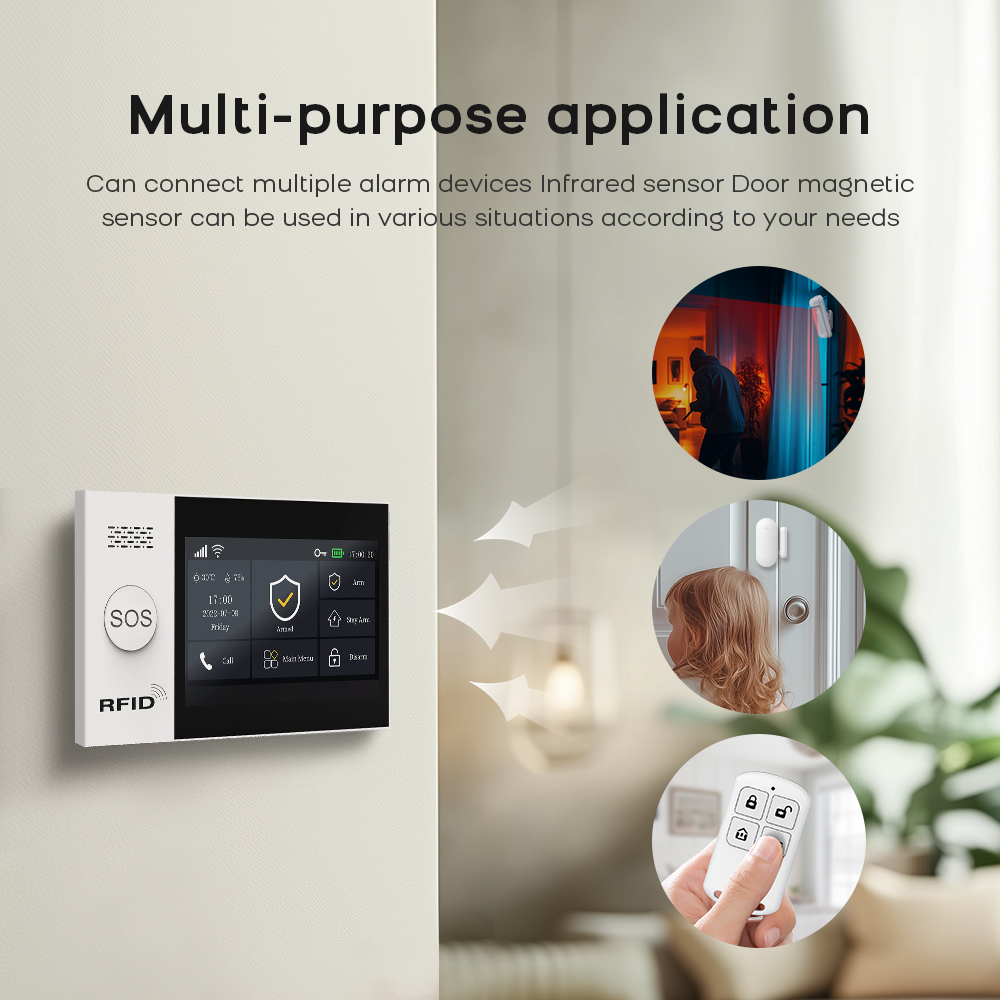 PG-107 Tuya Wireless Home เครื - Home Security System Installation บทวิจารณ์และราคา