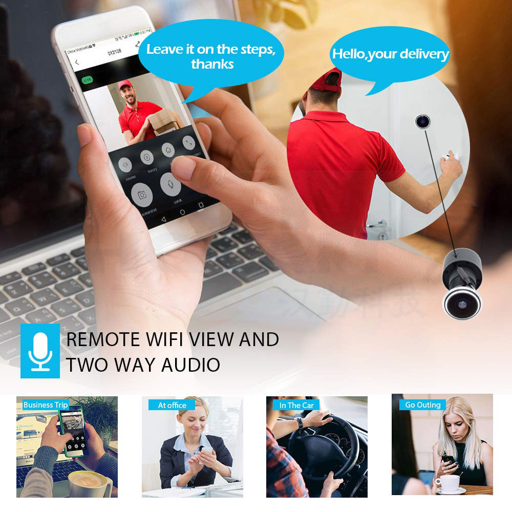 5MP Door Eye IP POE กล้องมินิต - Home Security News บทวิจารณ์และราคา