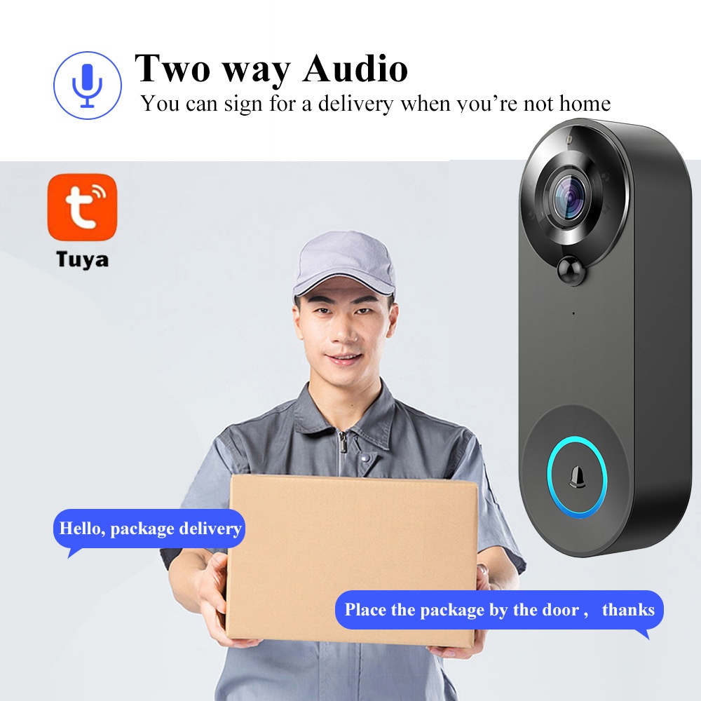 Tuya 1080P Wireless WIFI Doorb - Home Security News บทวิจารณ์และราคา