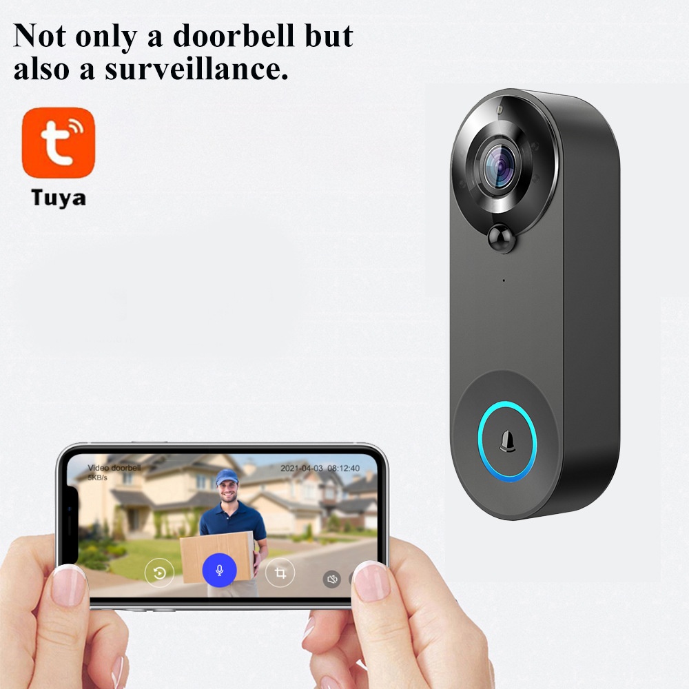 Tuya 1080P Wireless WIFI Doorb - Home Security News บทวิจารณ์และราคา