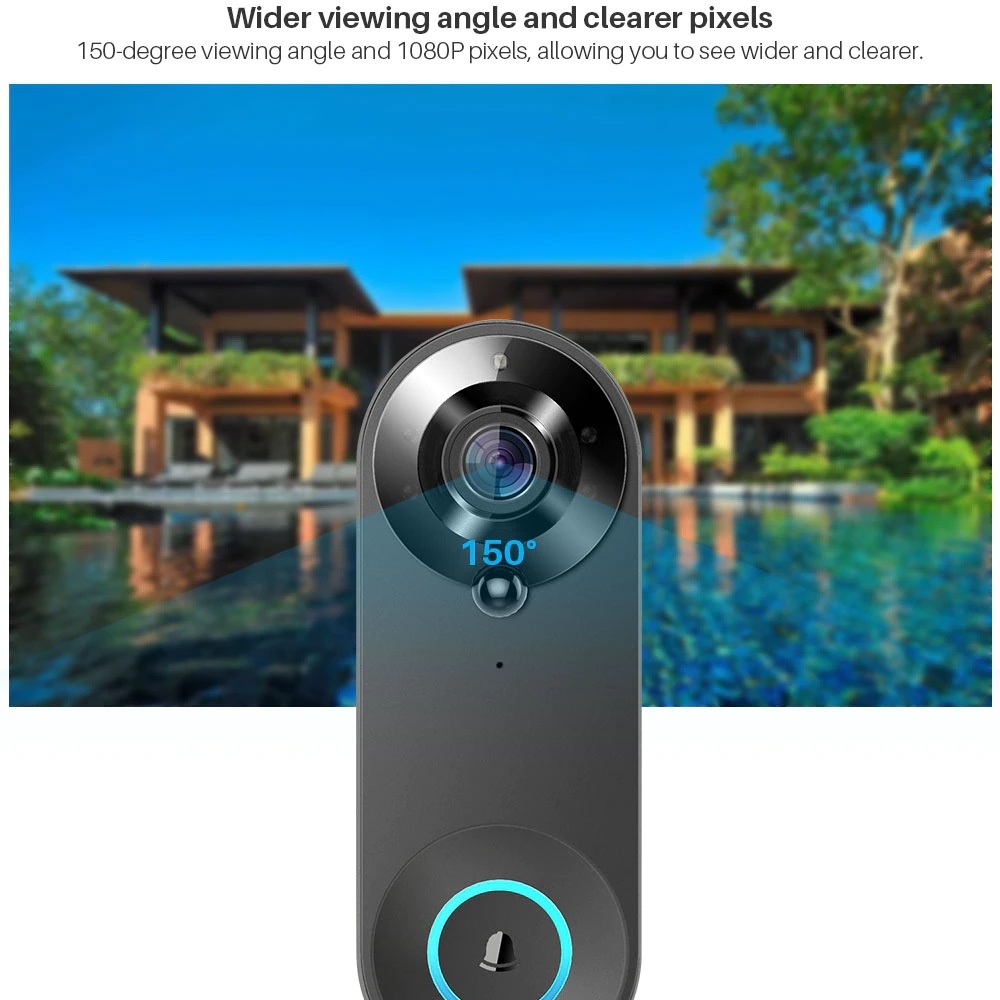 Tuya 1080P Wireless WIFI Doorb - Home Security News บทวิจารณ์และราคา
