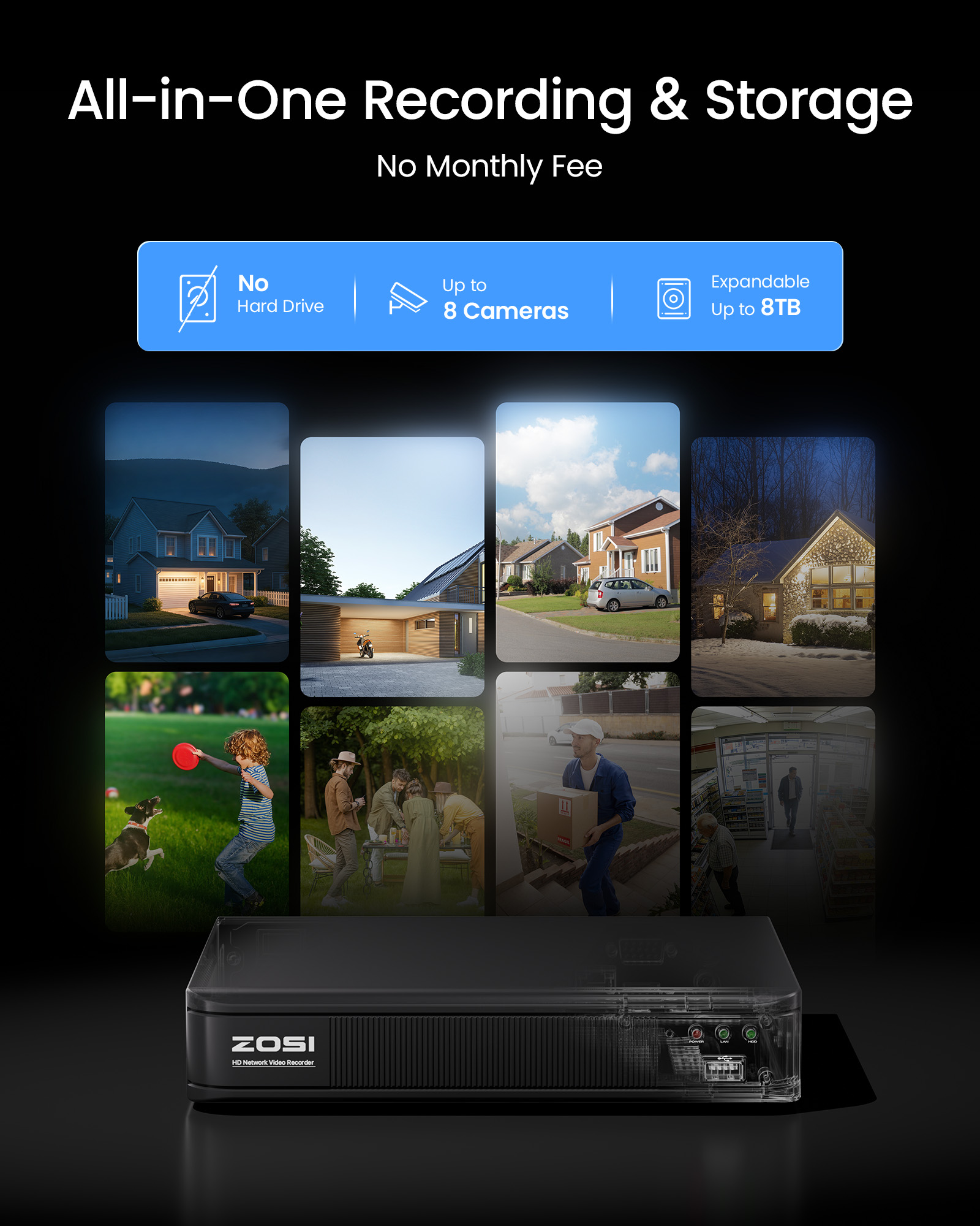 ระบบกล้องวงจรปิด ZOSI 3K Lite  - Home Security Camera System บทวิจารณ์และราคา