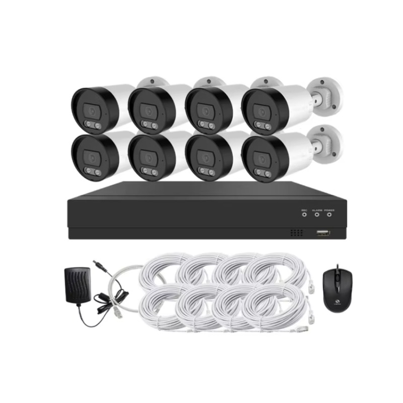 ชุดกล้องวงจรปิด 4ch 8ch ความคม - Home Security Camera System บทวิจารณ์และราคา