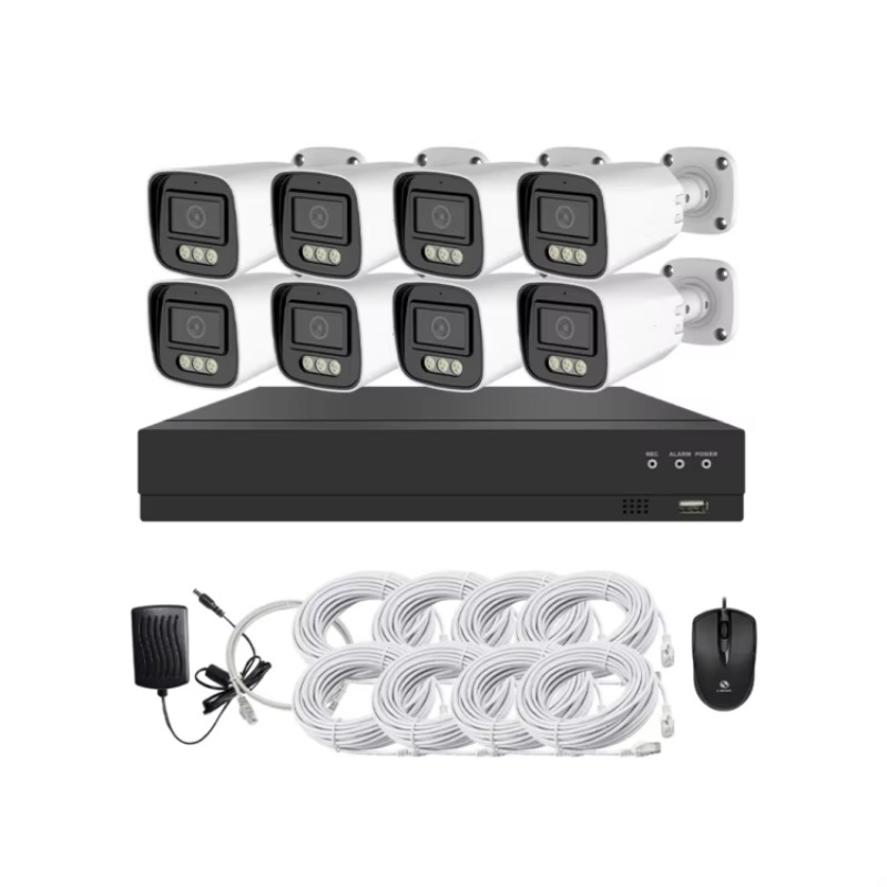 ชุดกล้องวงจรปิด 4ch 8ch ความคม - Home Security Camera System บทวิจารณ์และราคา
