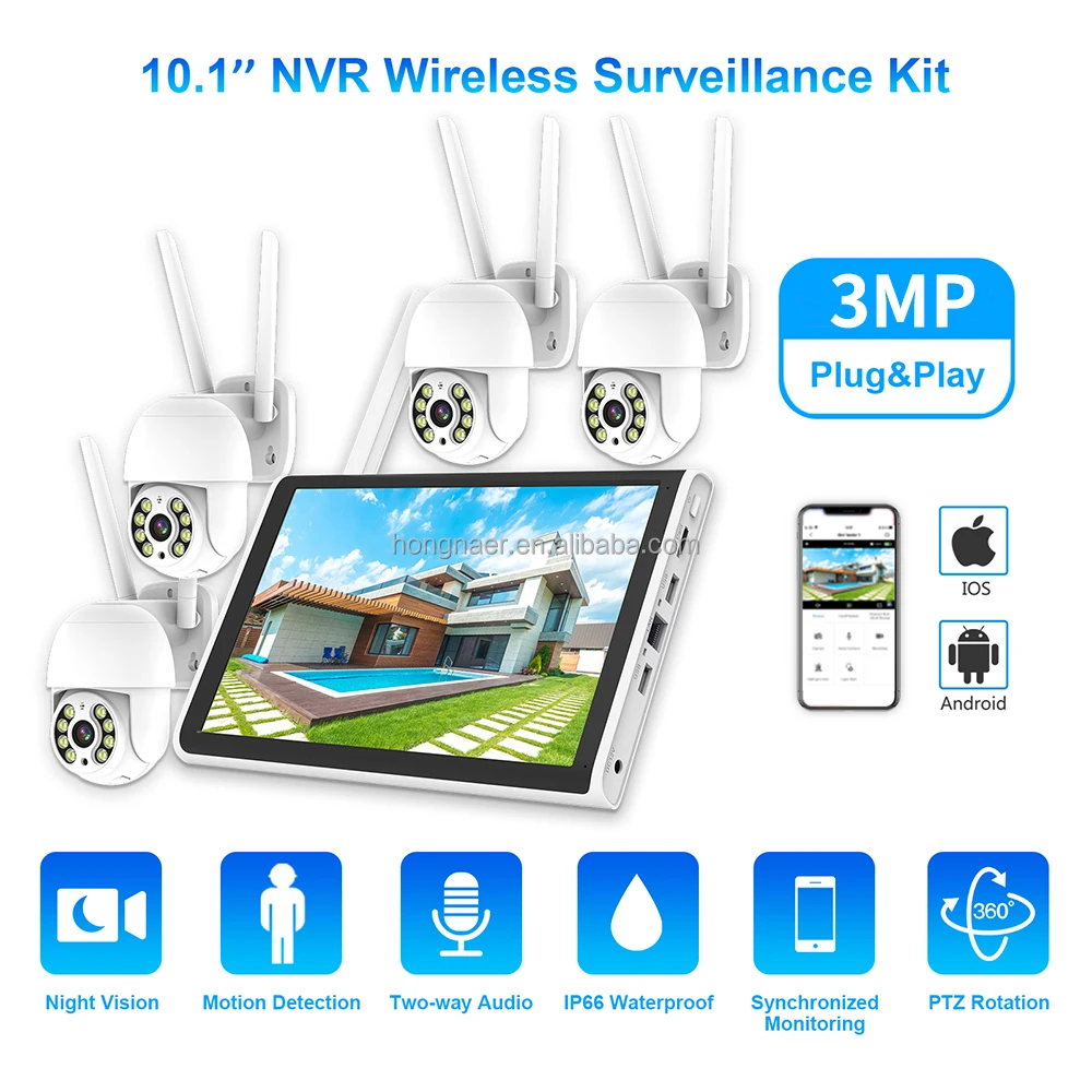 ชุดกล้องวงจรปิดไร้สาย 2026 Hon - Home Security Camera System บทวิจารณ์และราคา