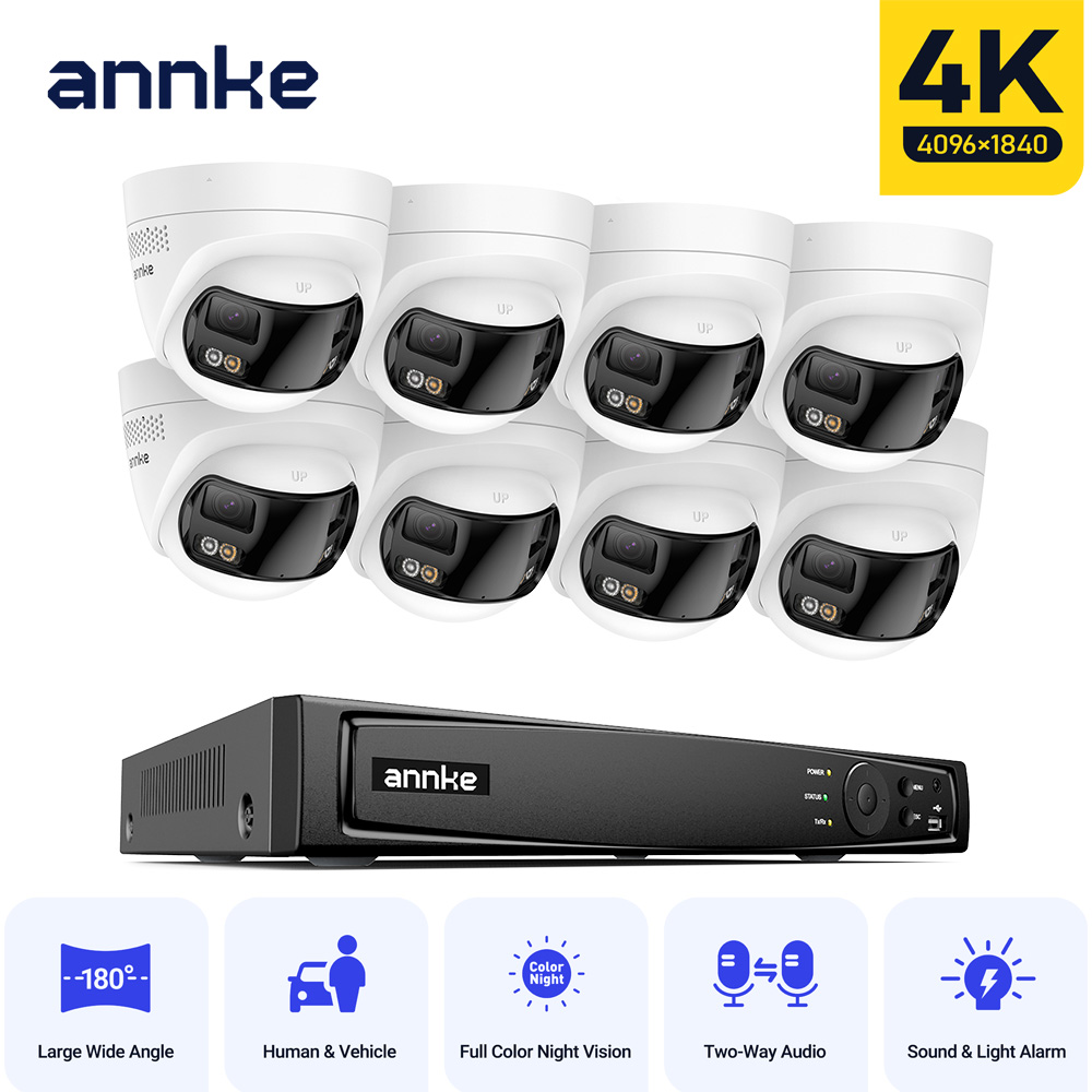 ระบบกล้องวงจรปิด ANNKE 4K สำหร - Home Security Camera System บทวิจารณ์และราคา