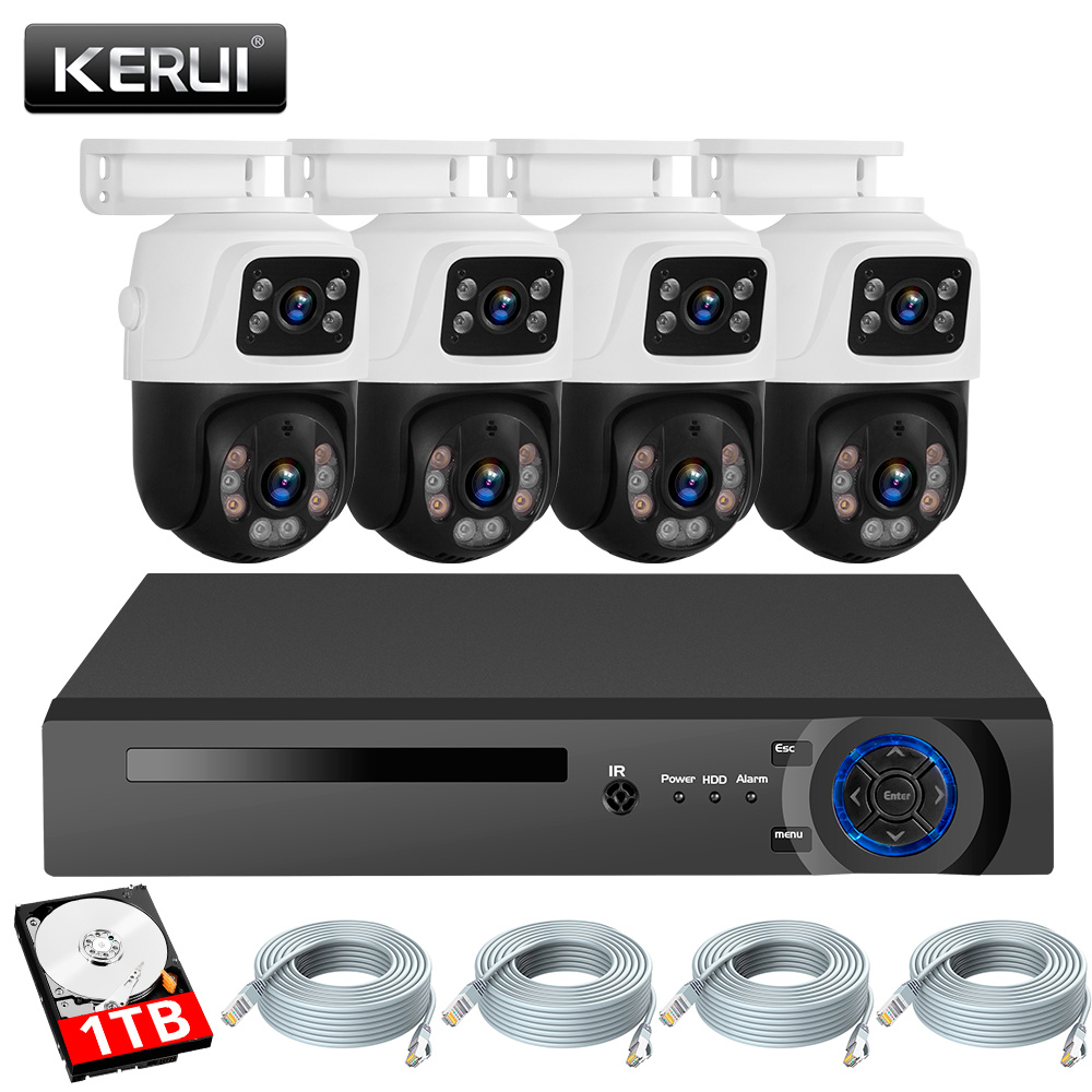 ระบบกล้องวงจรปิด KERUI 6MP-POE - Home Security Camera System บทวิจารณ์และราคา