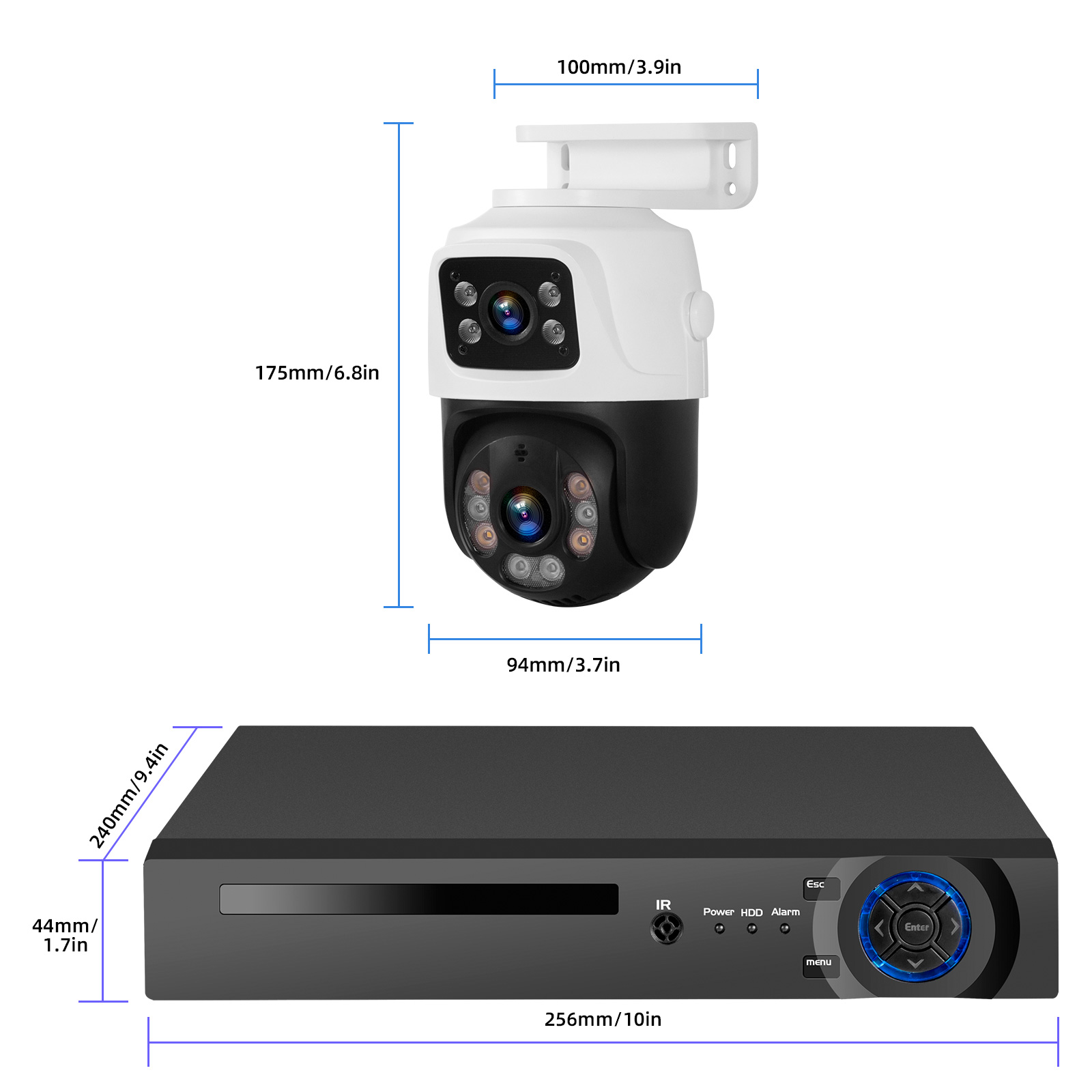 ระบบกล้องวงจรปิด KERUI 6MP-POE - Home Security Camera System บทวิจารณ์และราคา