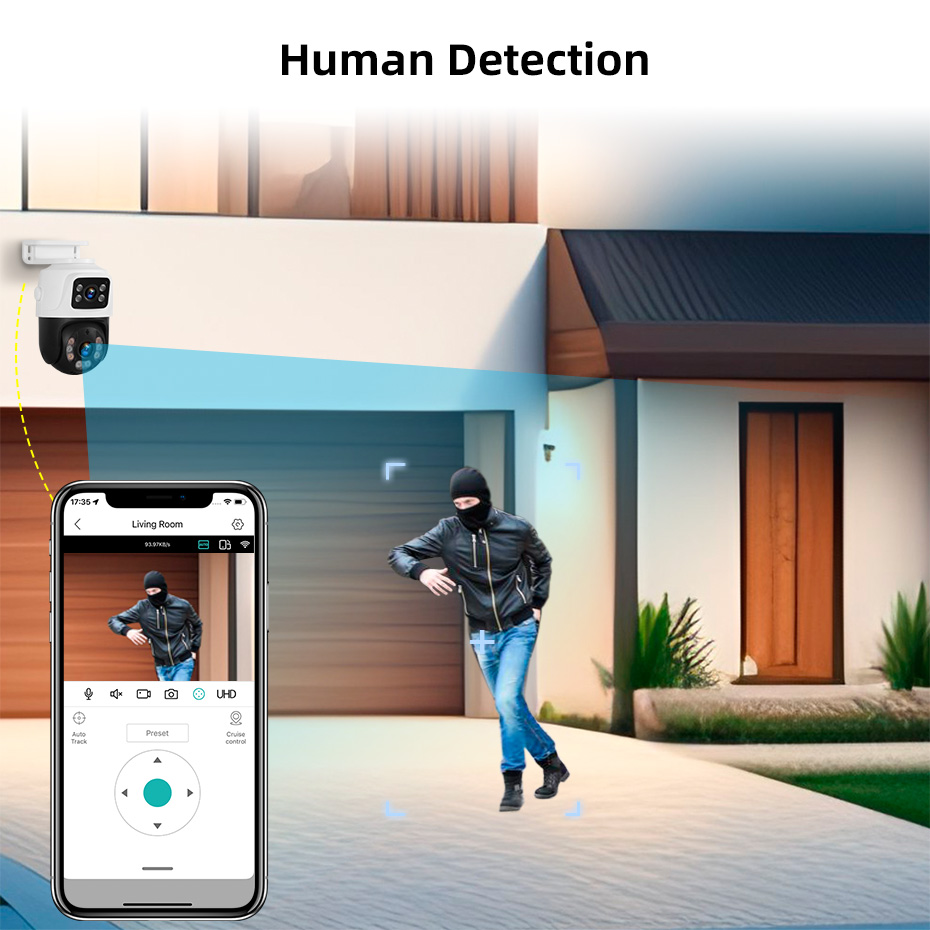 ระบบกล้องวงจรปิด KERUI 6MP-POE - Home Security Camera System บทวิจารณ์และราคา