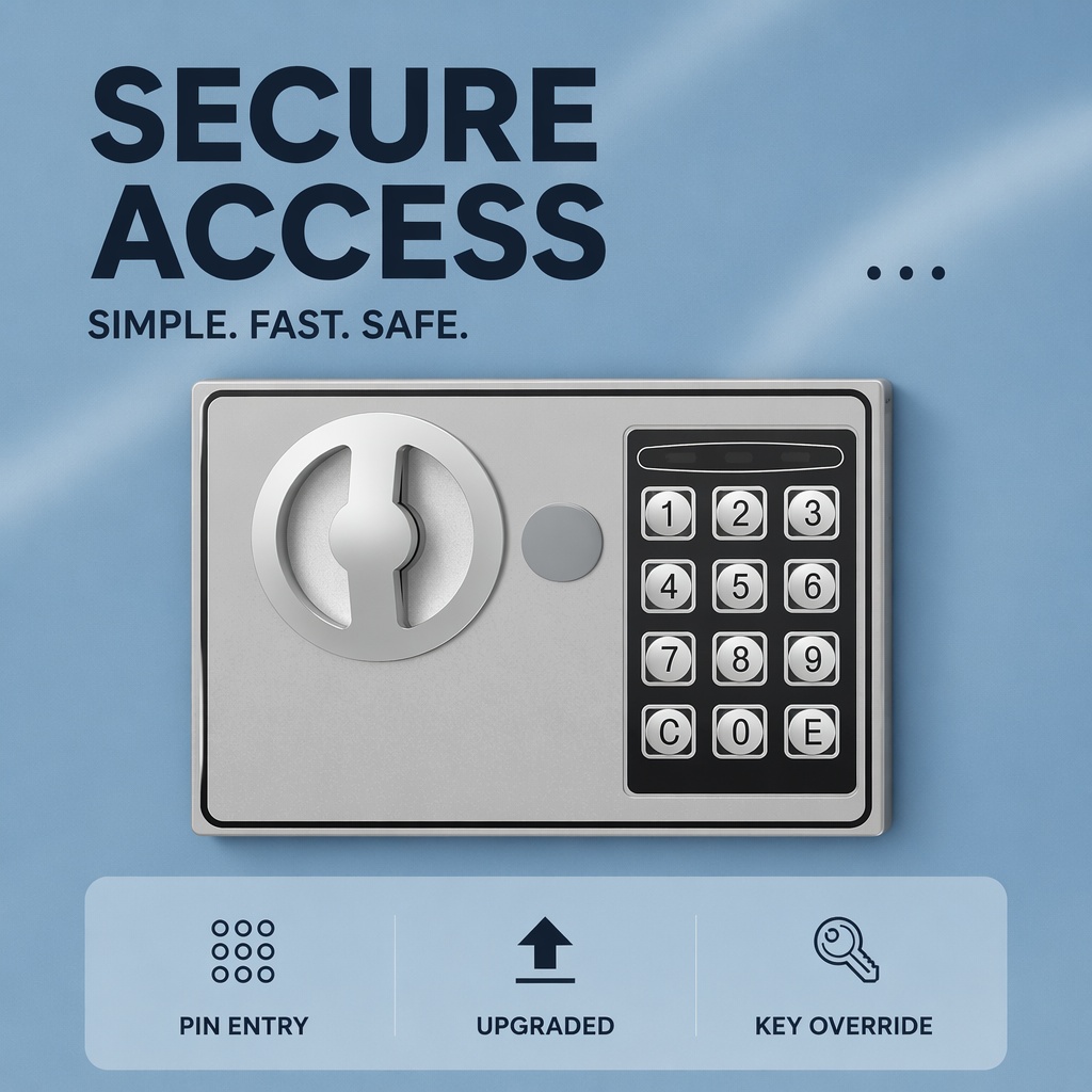 ตู้เซฟเหล็กดิจิตอลพร้อมแป้นกดอ - Home Security Services บทวิจารณ์และราคา
