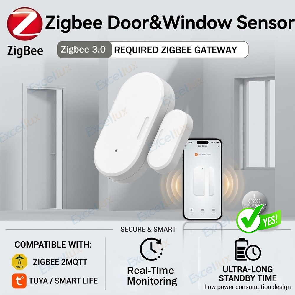 เซ็นเซอร์ประตูหน้าต่าง Tuya Zi - Window Alarm Sensor บทวิจารณ์และราคา