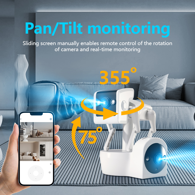 1080P 5G Dual เลนส์หุ่นยนต์สุน - Home Security Robot Dog บทวิจารณ์และราคา