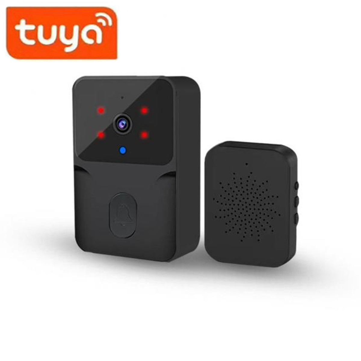 กริ่งประตูไร้สาย WiFi Tuya กล้ - Home Security Doorbell Camera บทวิจารณ์และราคา