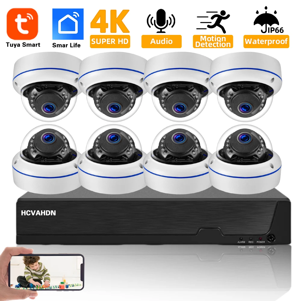 ชุดกล้องวงจรปิด Smart Life 4K  - Nvr Kit 8 Channel บทวิจารณ์และราคา