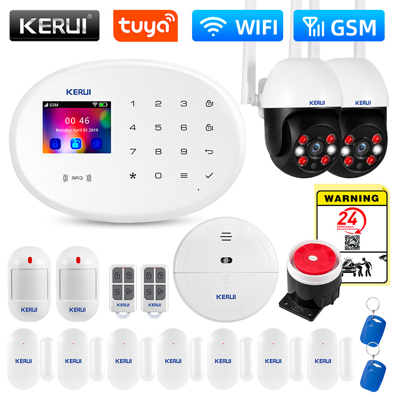 KERUI W202 WIFI GSM ALARM Syst - Home Security System Installation บทวิจารณ์และราคา