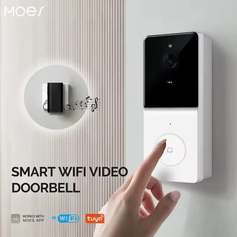 กล้องวิดีโอดอร์เบลล์ไร้สาย Moe - Home Security Doorbell Camera บทวิจารณ์และราคา