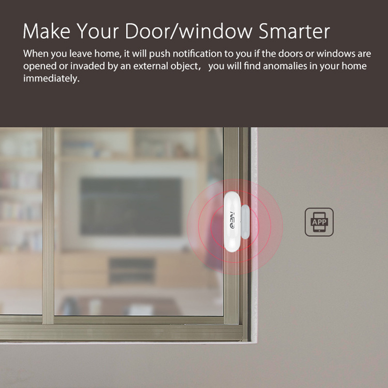เครื่องตรวจจับแม่เหล็กประตูไร้ - Window Alarm Sensor บทวิจารณ์และราคา