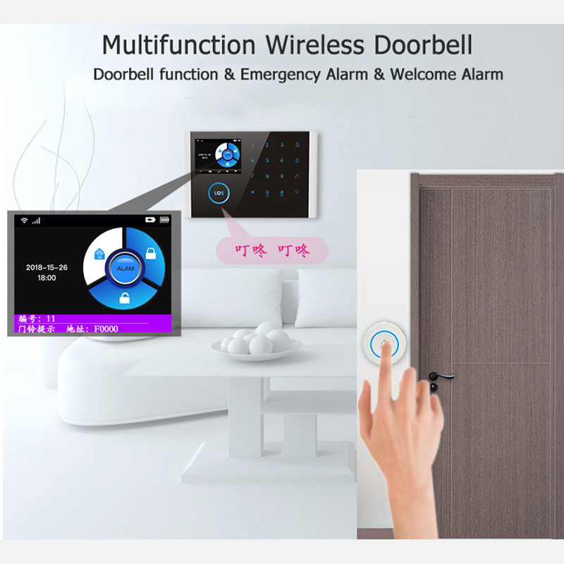 ใหม่ 433MHz Wireless Doorbell  - Home Security News บทวิจารณ์และราคา