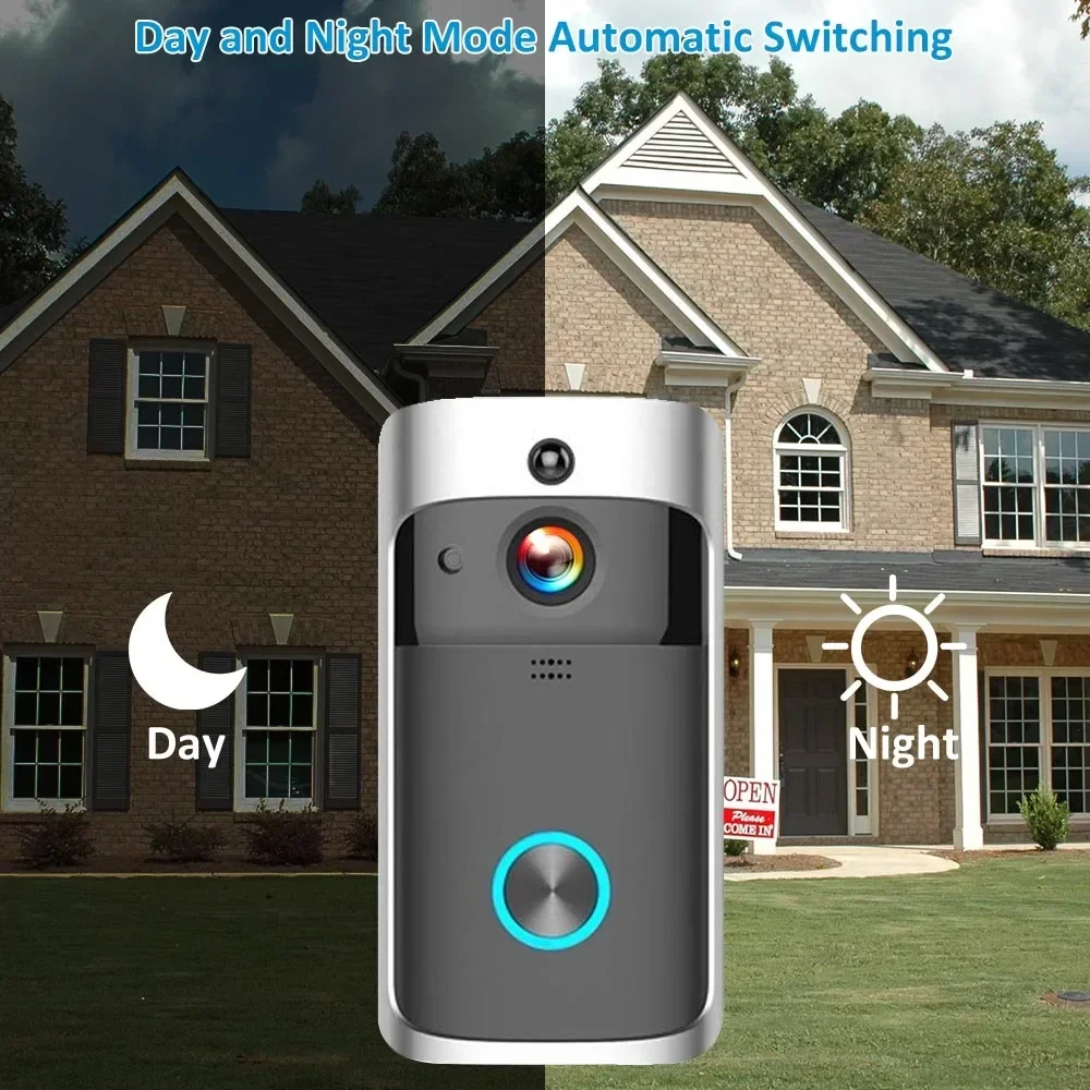 720P HD สมาร์ทโฮมไร้สาย WIFI ก - Home Security Doorbell Camera บทวิจารณ์และราคา