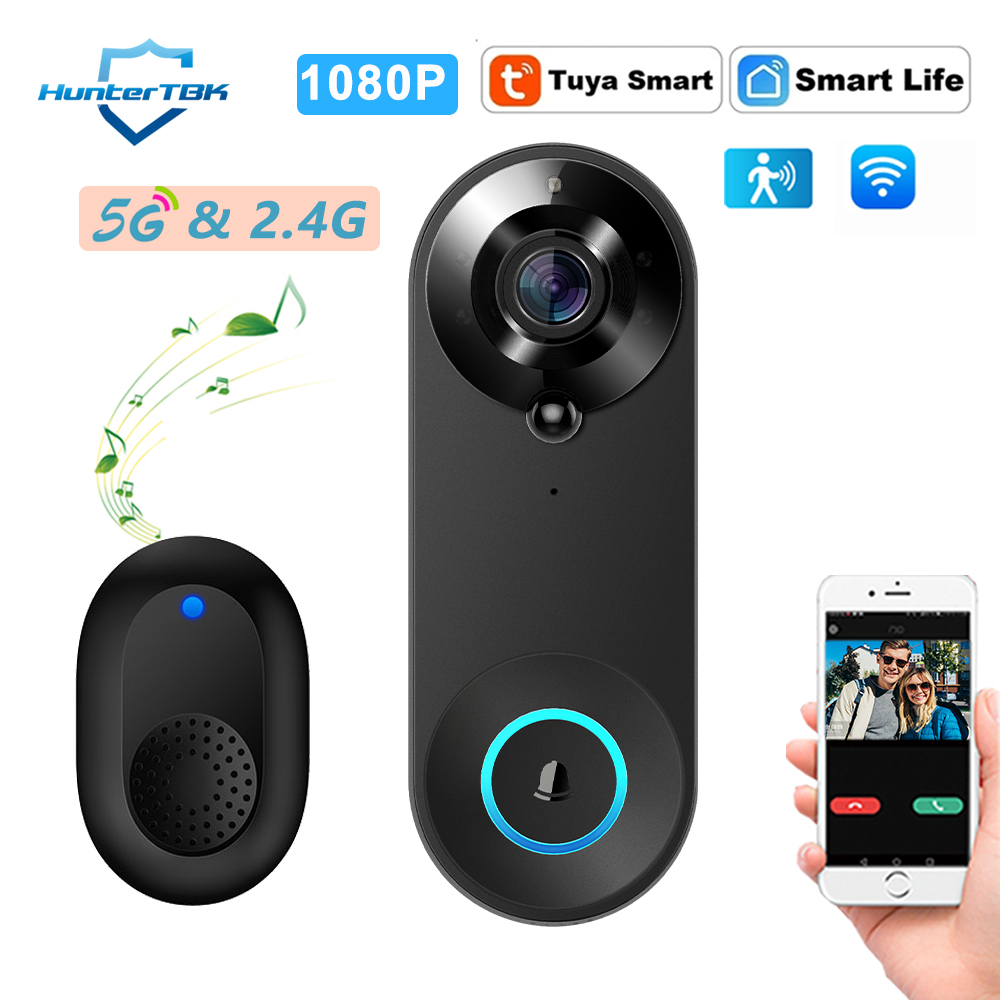 กริ่งประตูวิดีโอ 5G 2.4G WiFi  - Home Security Doorbell Camera บทวิจารณ์และราคา