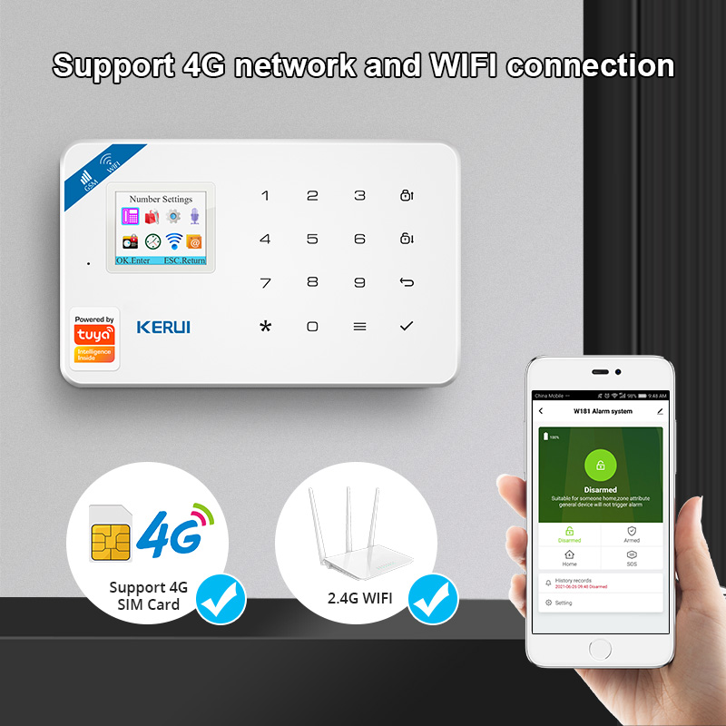 KERUI Security Alarm System ชุ - Home Security System Installation บทวิจารณ์และราคา