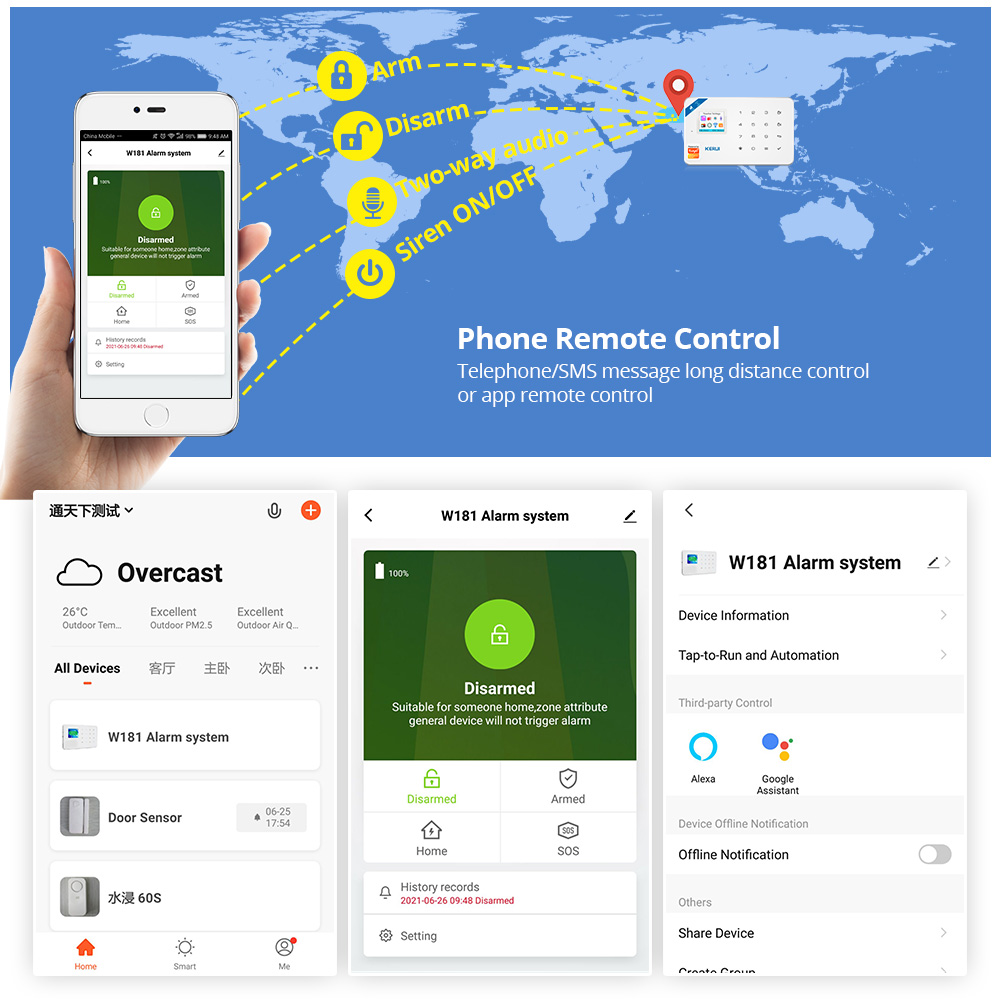 KERUI Security Alarm System ชุ - Home Security System Installation บทวิจารณ์และราคา