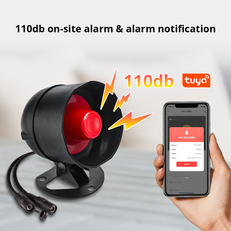 Kerui Tuya ไซเรนความปลอดภัยในบ - Home Security System Installation บทวิจารณ์และราคา