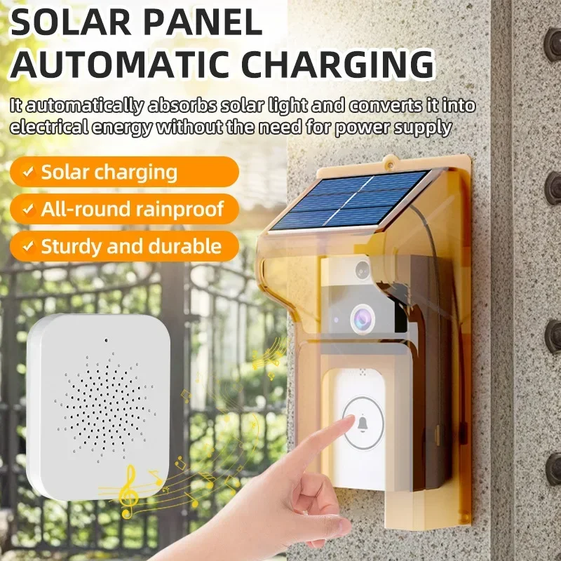 กริ่งประตูอัจฉริยะไร้สายพลังงา - Home Security Doorbell Camera บทวิจารณ์และราคา