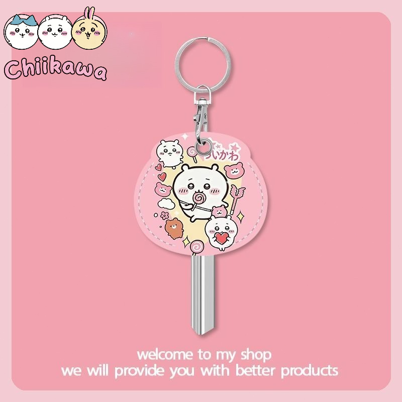 ชุดกุญแจการ์ตูนชิคคาวะน่ารัก ฮ - Home Security Key บทวิจารณ์และราคา