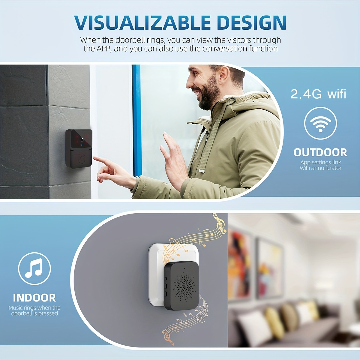 กริ่งประตูวิดีโออัจฉริยะไร้สาย - Home Security News บทวิจารณ์และราคา