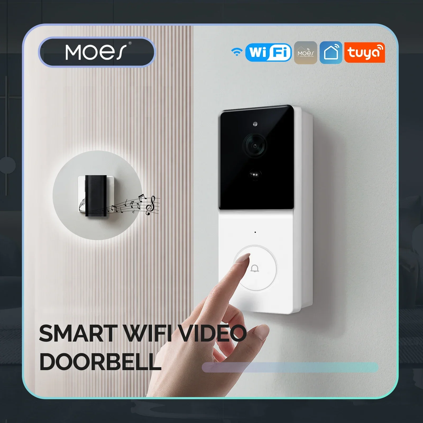 MOES Tuya กล้องออดวิดีโออัจฉริ - Home Security Doorbell Camera บทวิจารณ์และราคา